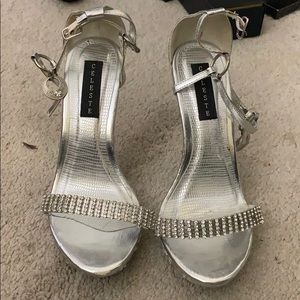 Celeste Stilettos in silver